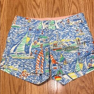 Lilly Pulitzer Printed Shorts - “Get Nauti”